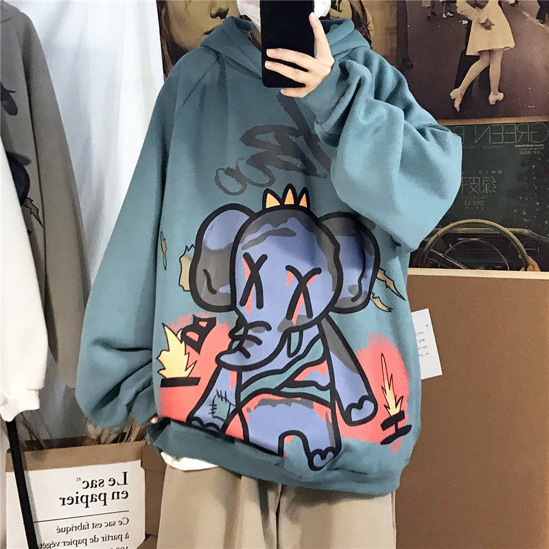 Anime Men Elefant Sweatshirt For B..